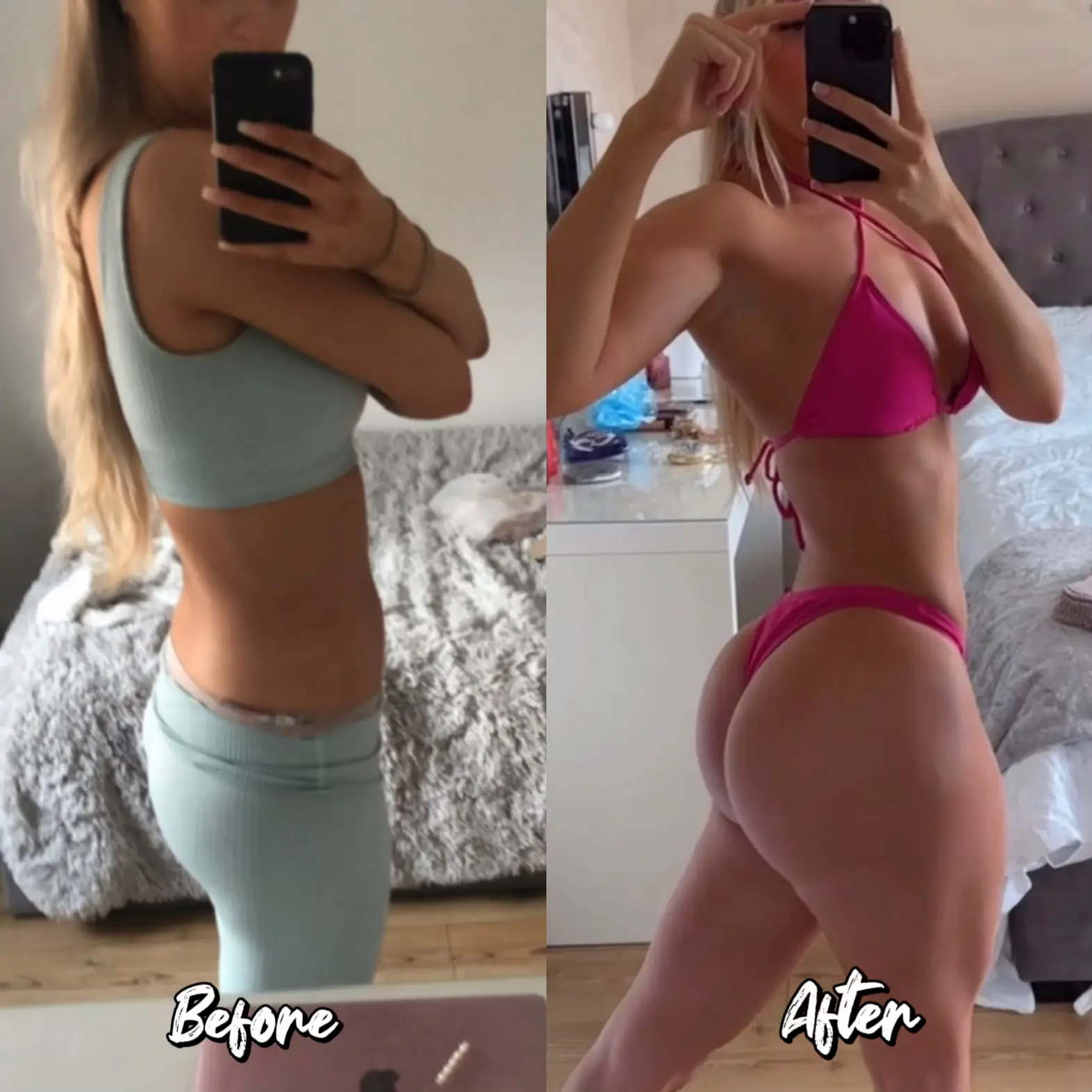 Skinny girl body transformation hot sale