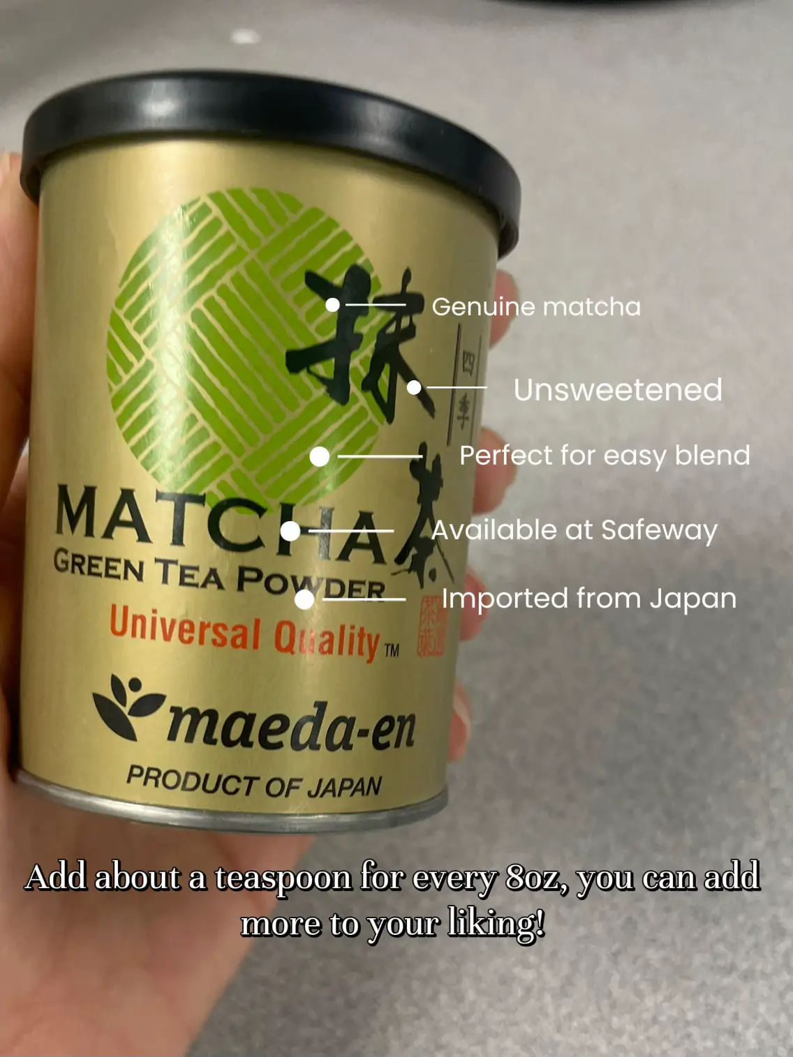 California Gold Nutrition MATCHA ROAD Matcha + Collagen - 8 oz (227 g), 8  oz - Foods Co.