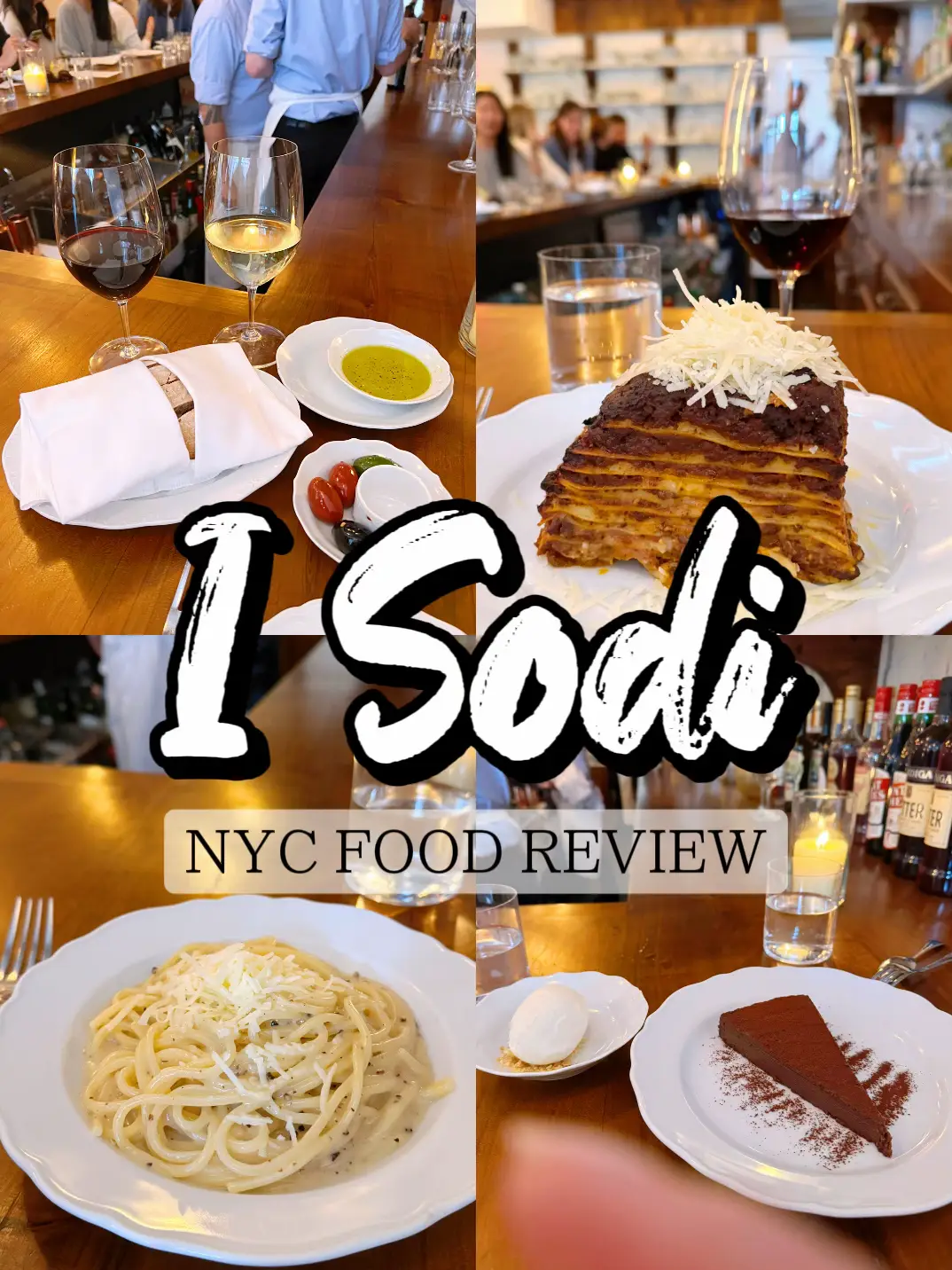 West Village Food Review I Sodi Gallery posted by Maggie NYC Lemon8