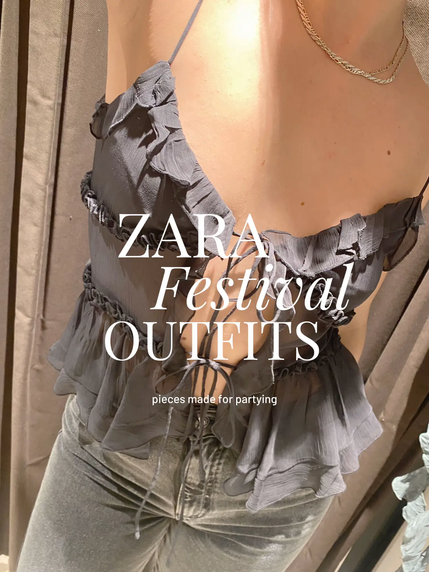 zara leather corset crop top, fits XS-M depending - Depop