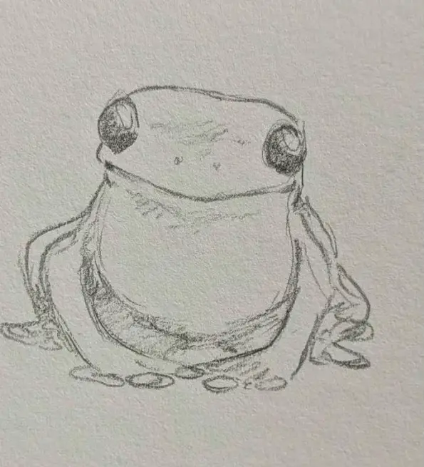 How to draw a cute FROG ✍️🐸super easy 