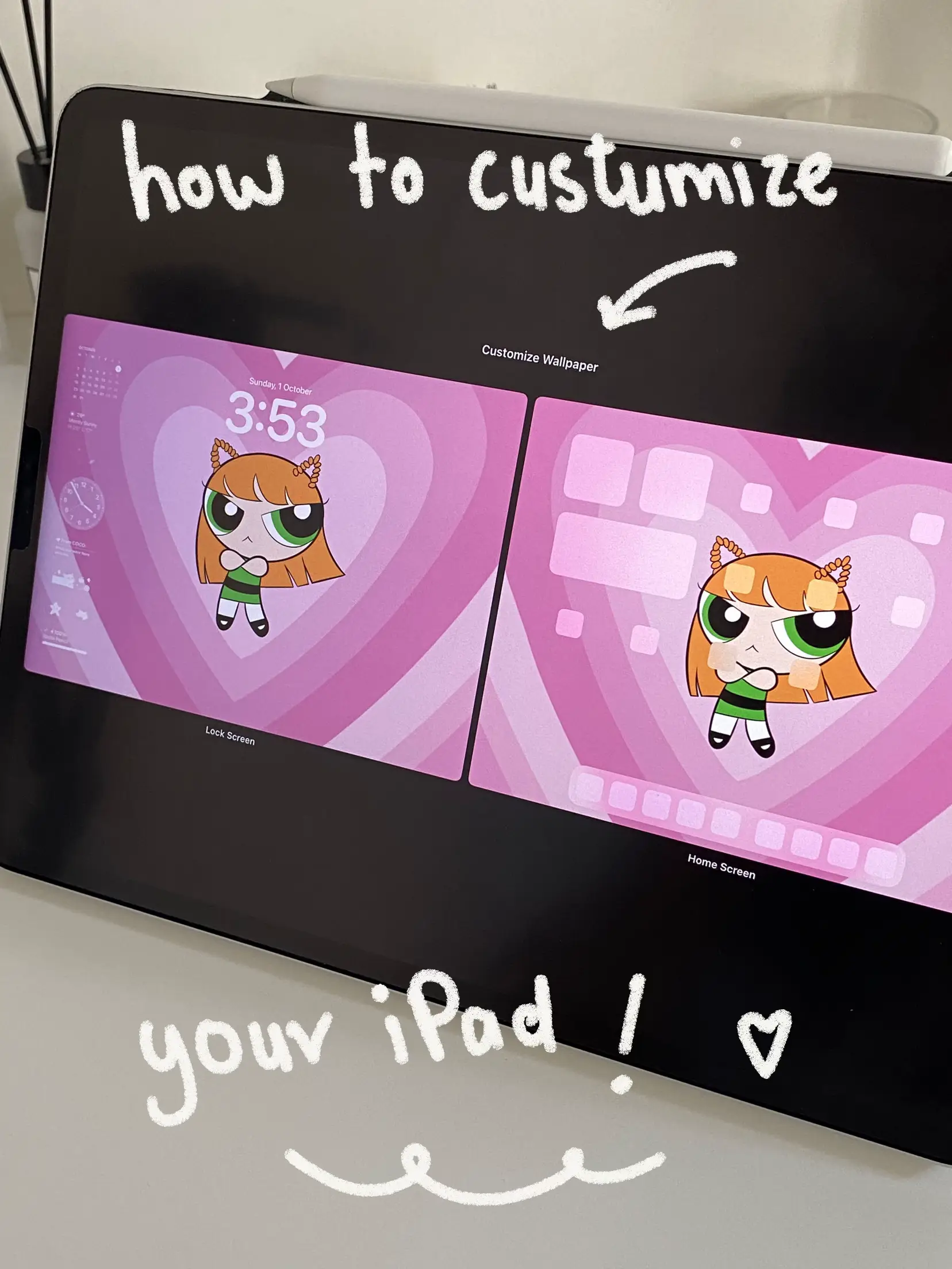 How to Customize Your iPad Lockscreen📱 Gallery posted by sanae ☕️