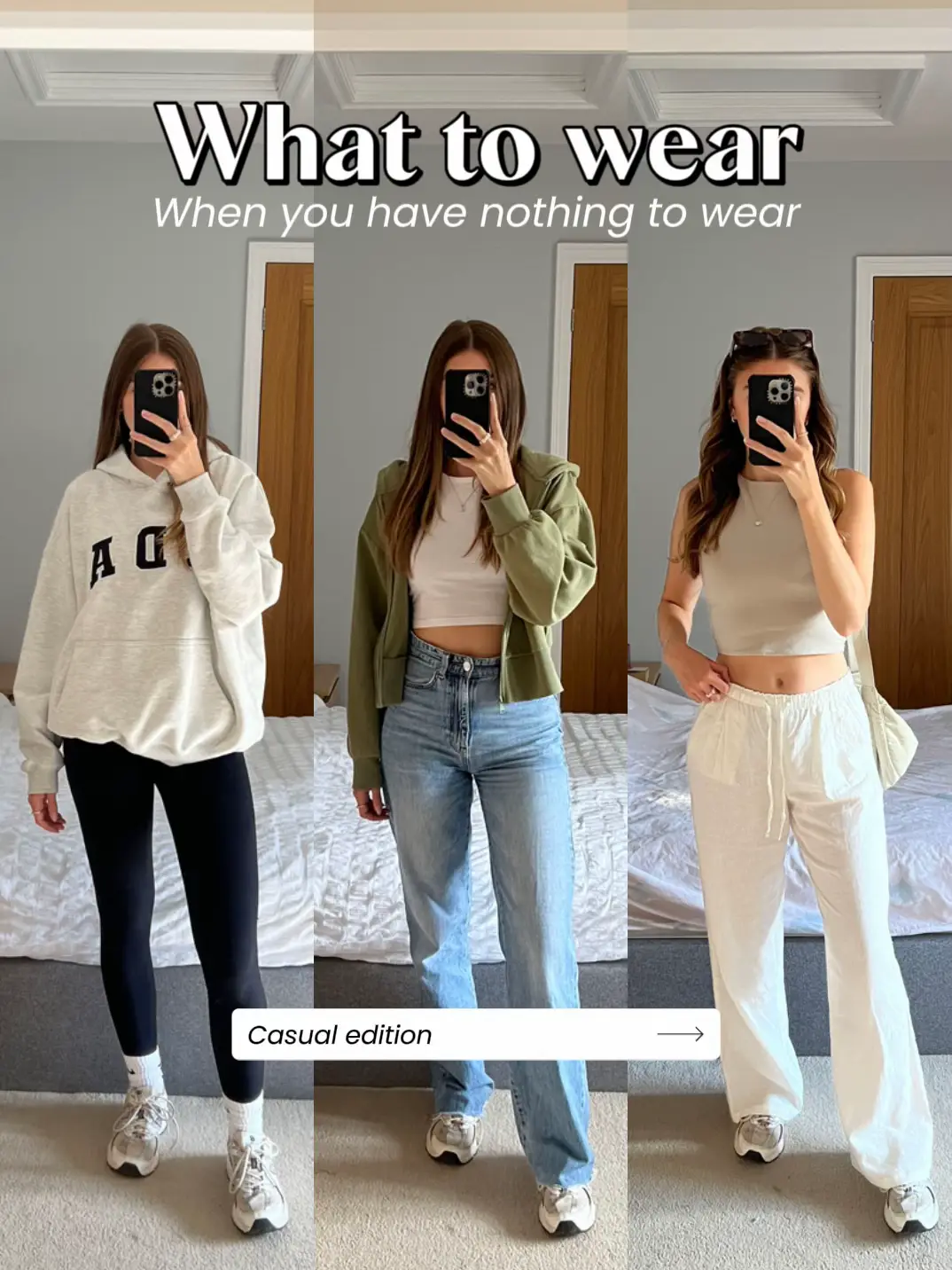 what to wear when you have nothing to wear 🤎✨ easy outfit idea for th