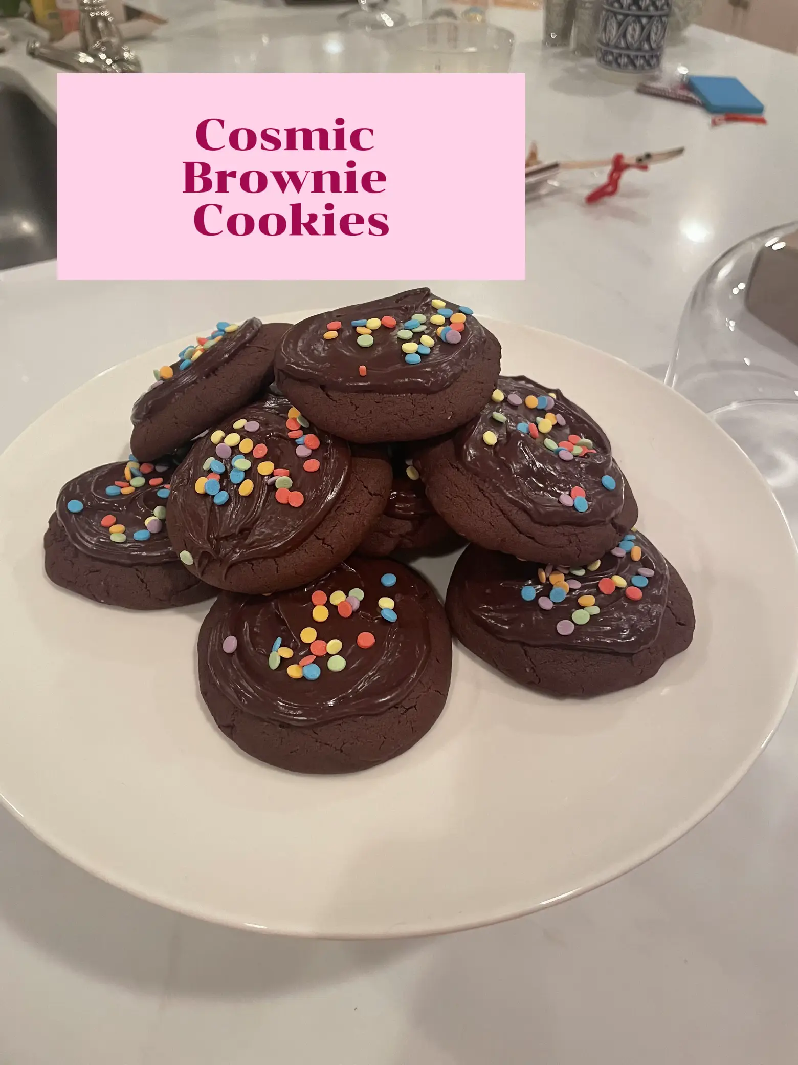 Fudgy Chocolate Brownie Cookies (Only 7 Ingredients!) - The Loopy Whisk