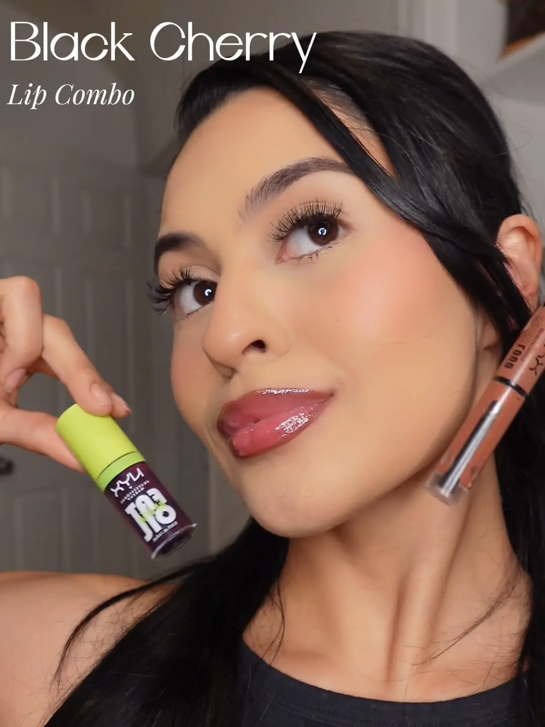 Black Cherry Lip Combo 🍒, Video published by lali