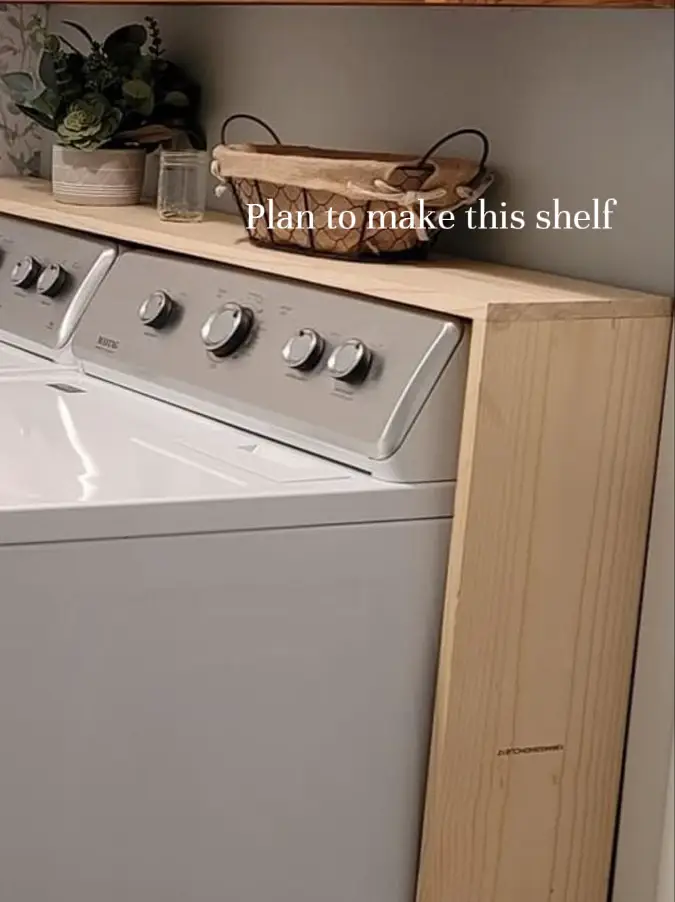 Laundry Room Shelf With Rod