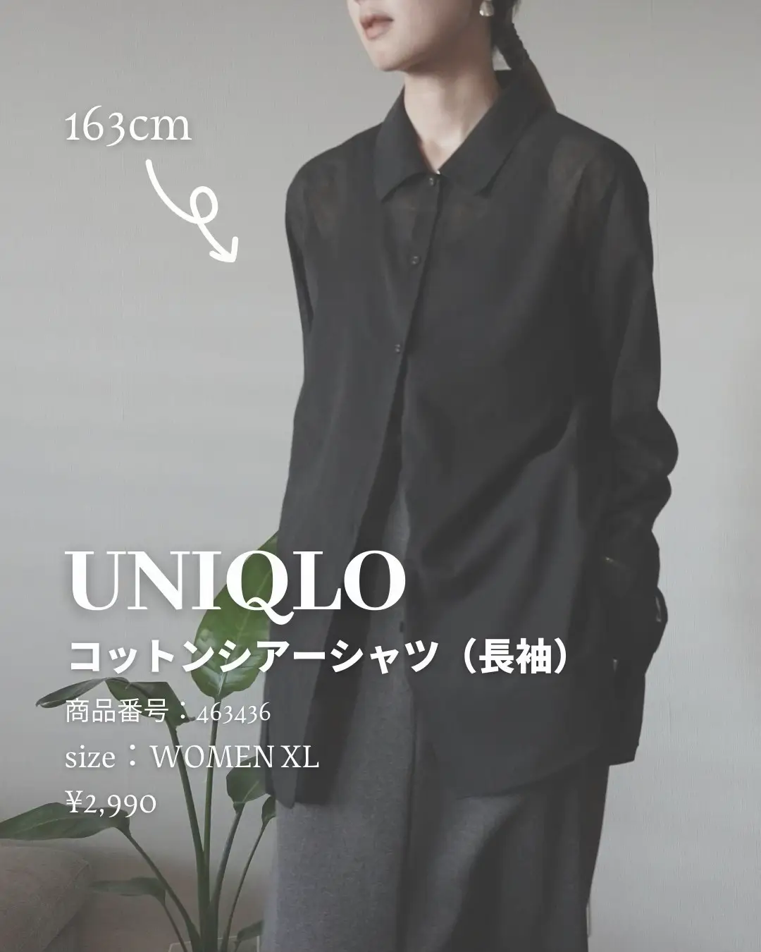 UNIQLO新作】これだよ！！！本物のシアーシャツキタぁぁぁ！！！！ | kk____fashionが投稿したフォトブック | Lemon8