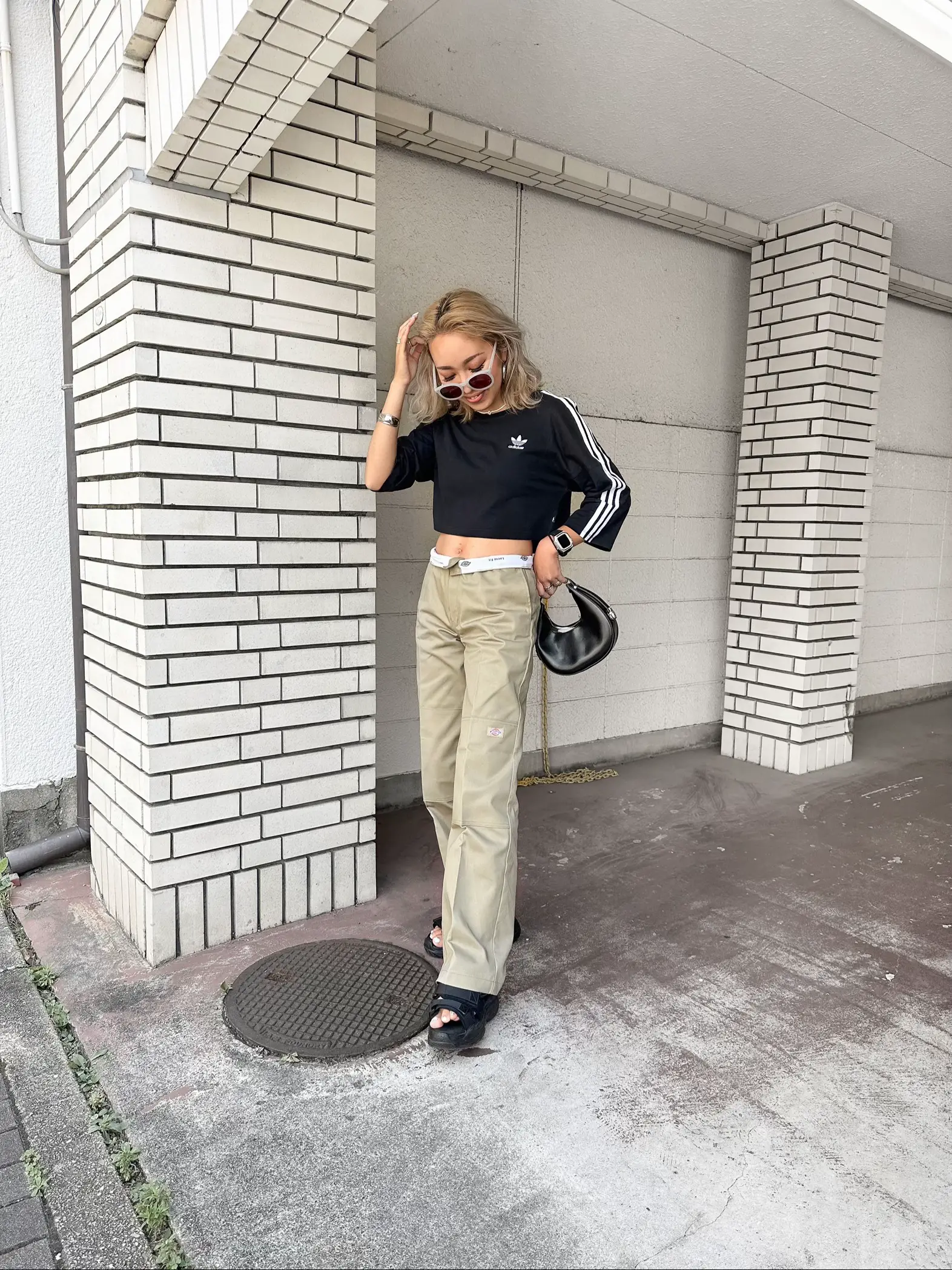 個人的に激推し🖤DickiesダブルニーでY2Kっぽストリートコーデ