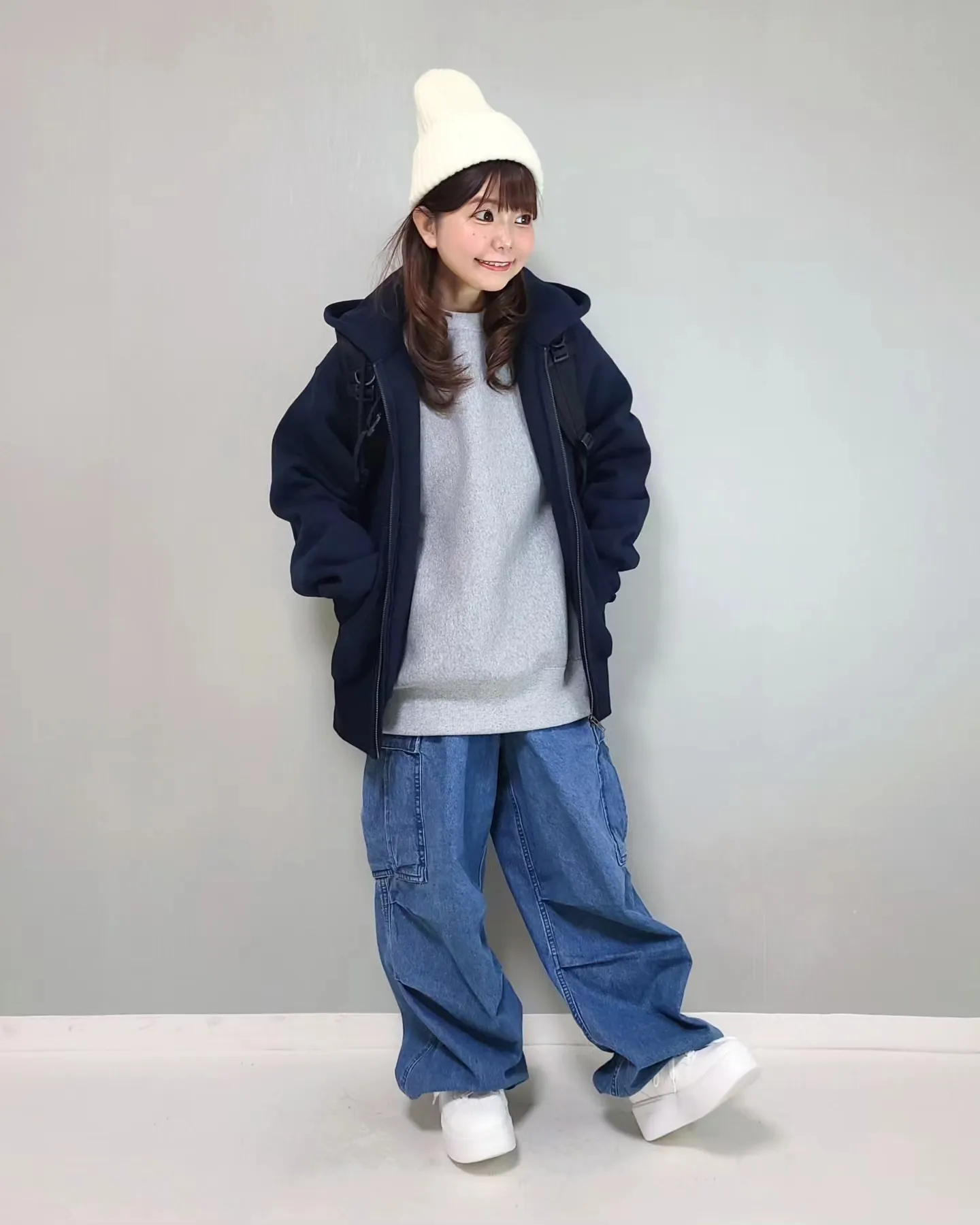 GU's this can be used! ⭐ heavy weight sweat full zip parka GU's this can be used! ⭐ heavy weight sweat full zip parka