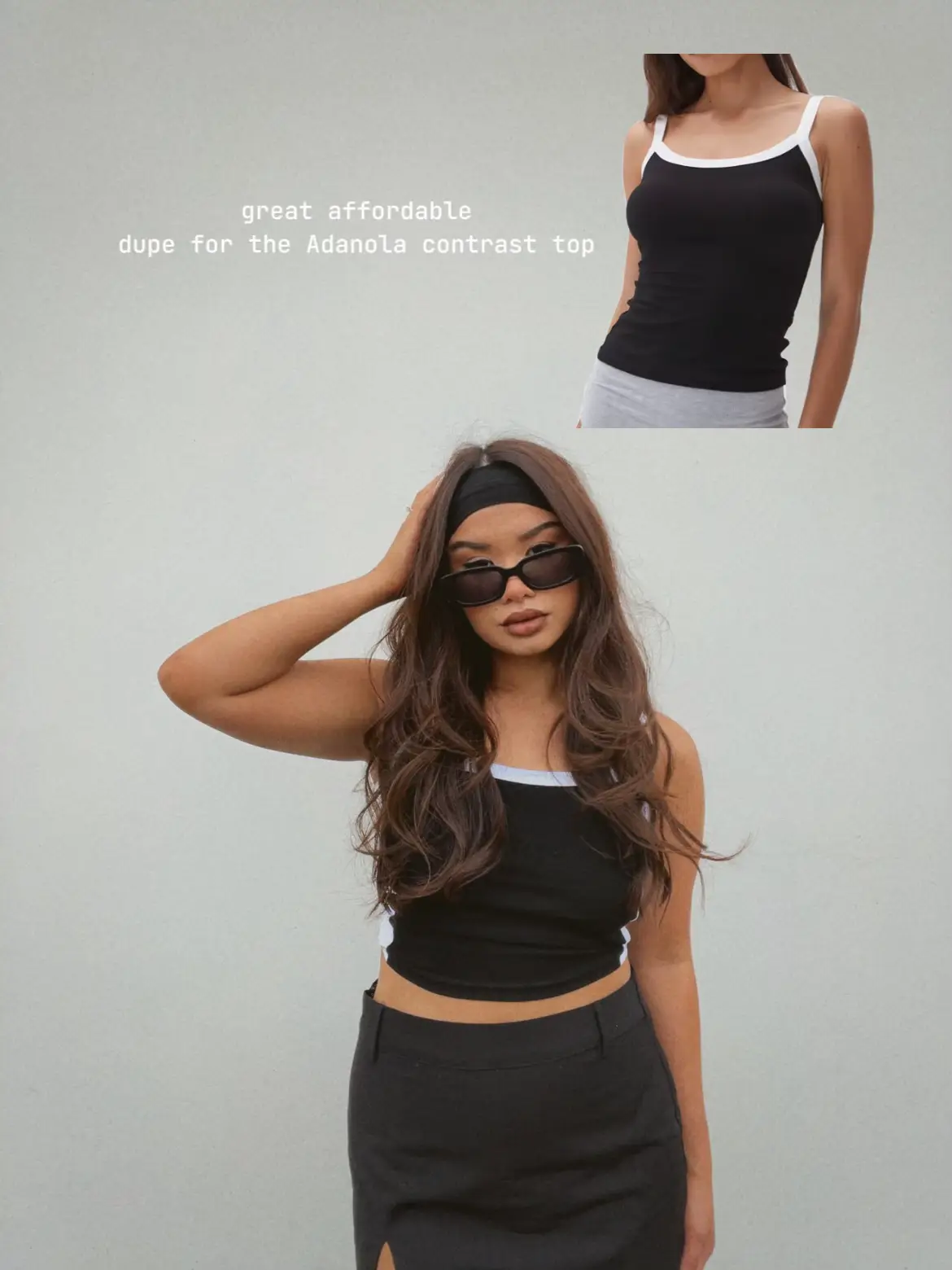 Ayla Contrast Corset Top • Shop American Threads Women's Trendy