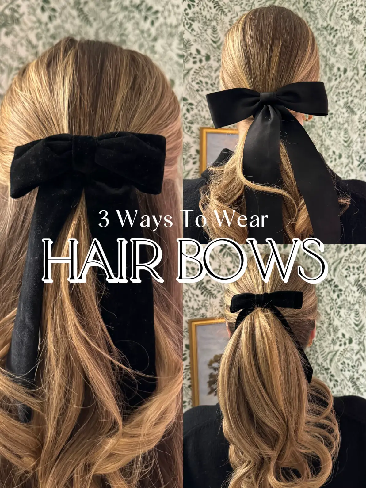 Hairstyles with big on sale bows