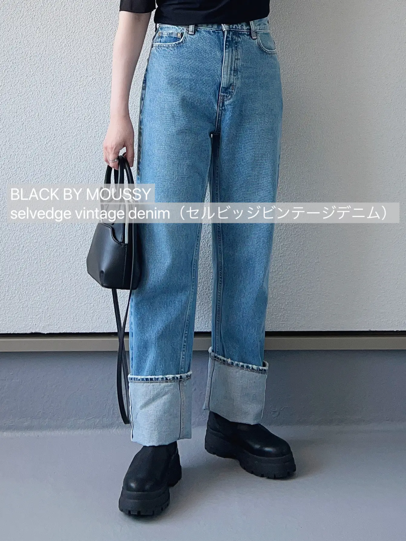 BLACK BY MOUSSY selvedge vintage denim-