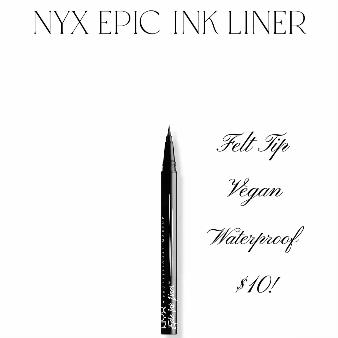 Epic Ink Waterproof Liquid Eyeliner