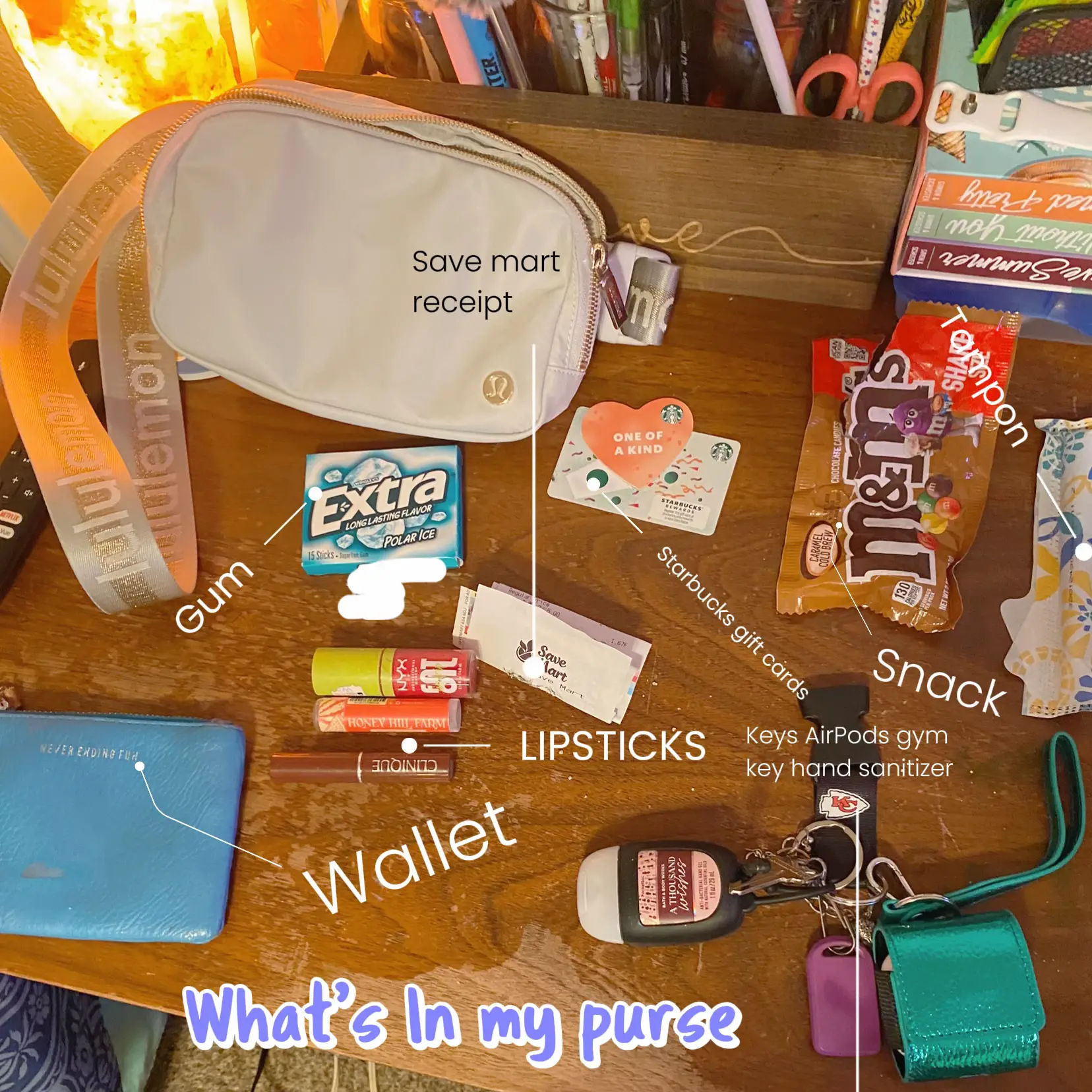 What to put in my online purse