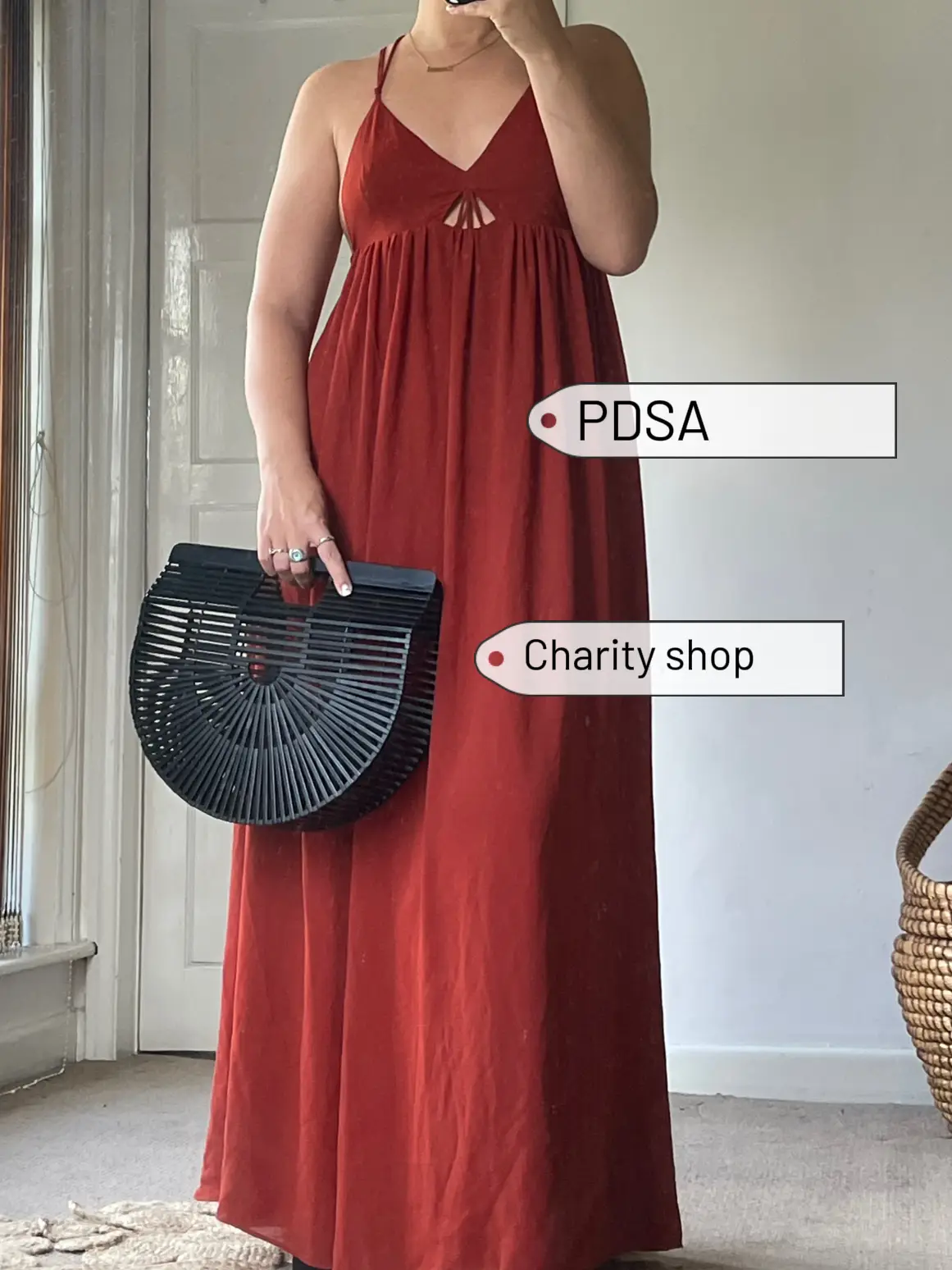MAXI DRESS STYLE WITH 3 DIFFERENT BAGS