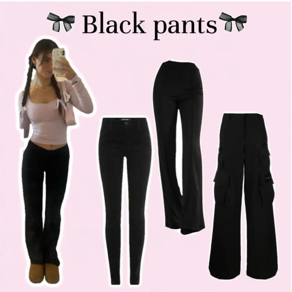Fila black sports pants ☆ Condition: Brand new - Depop