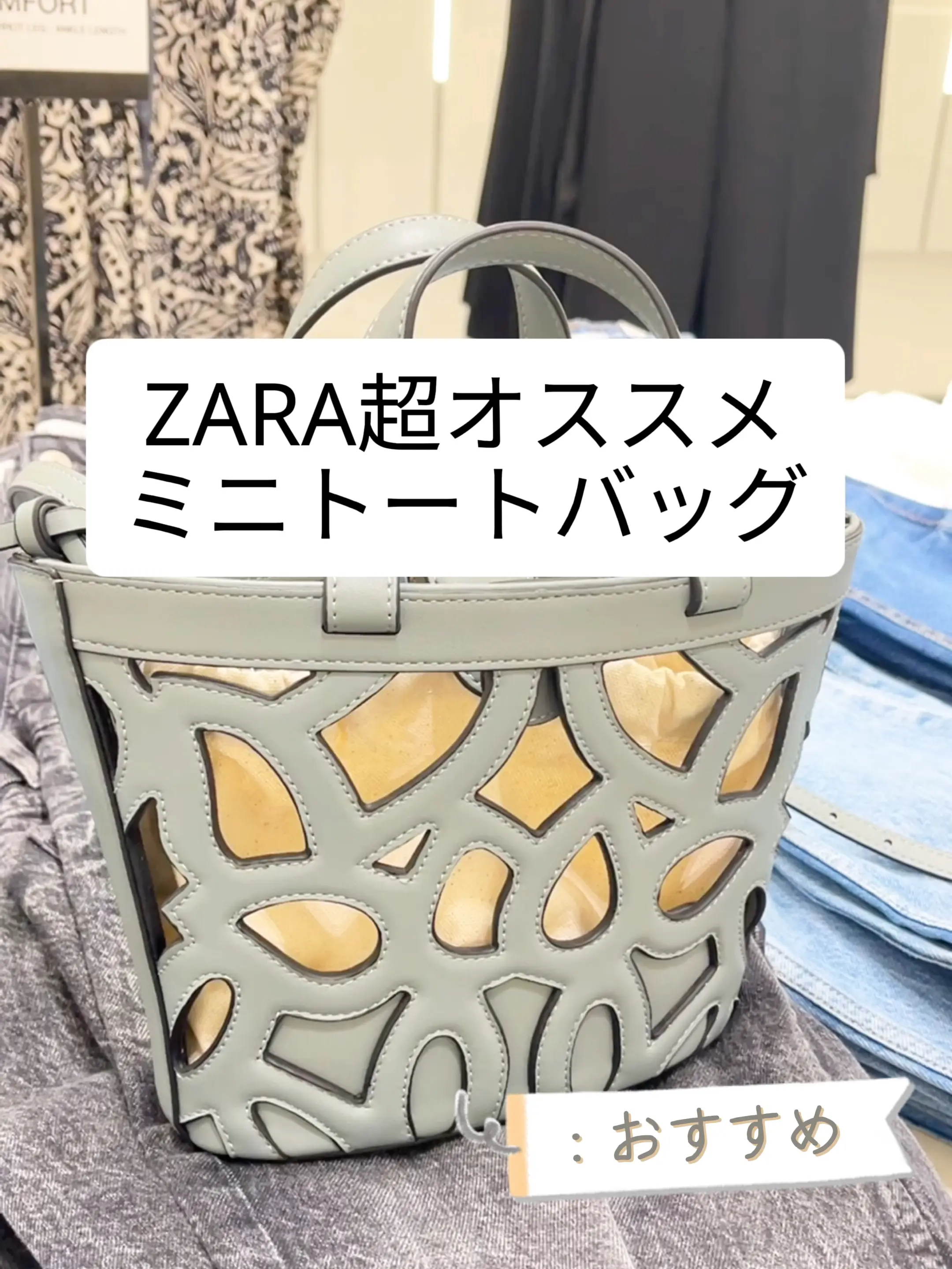 ZARAのミニトートバッグ可愛すぎる💗 | KUSA🍀オススメの投稿動画 | Lemon8