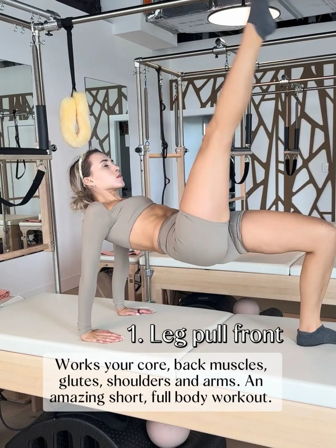 Pilates doing Pilates Exercises: The Leg-Pull-Front