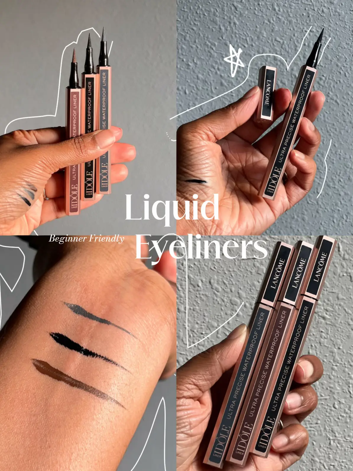 Beginner Friendly Liquid Eyeliners Lancôme Gallery posted by