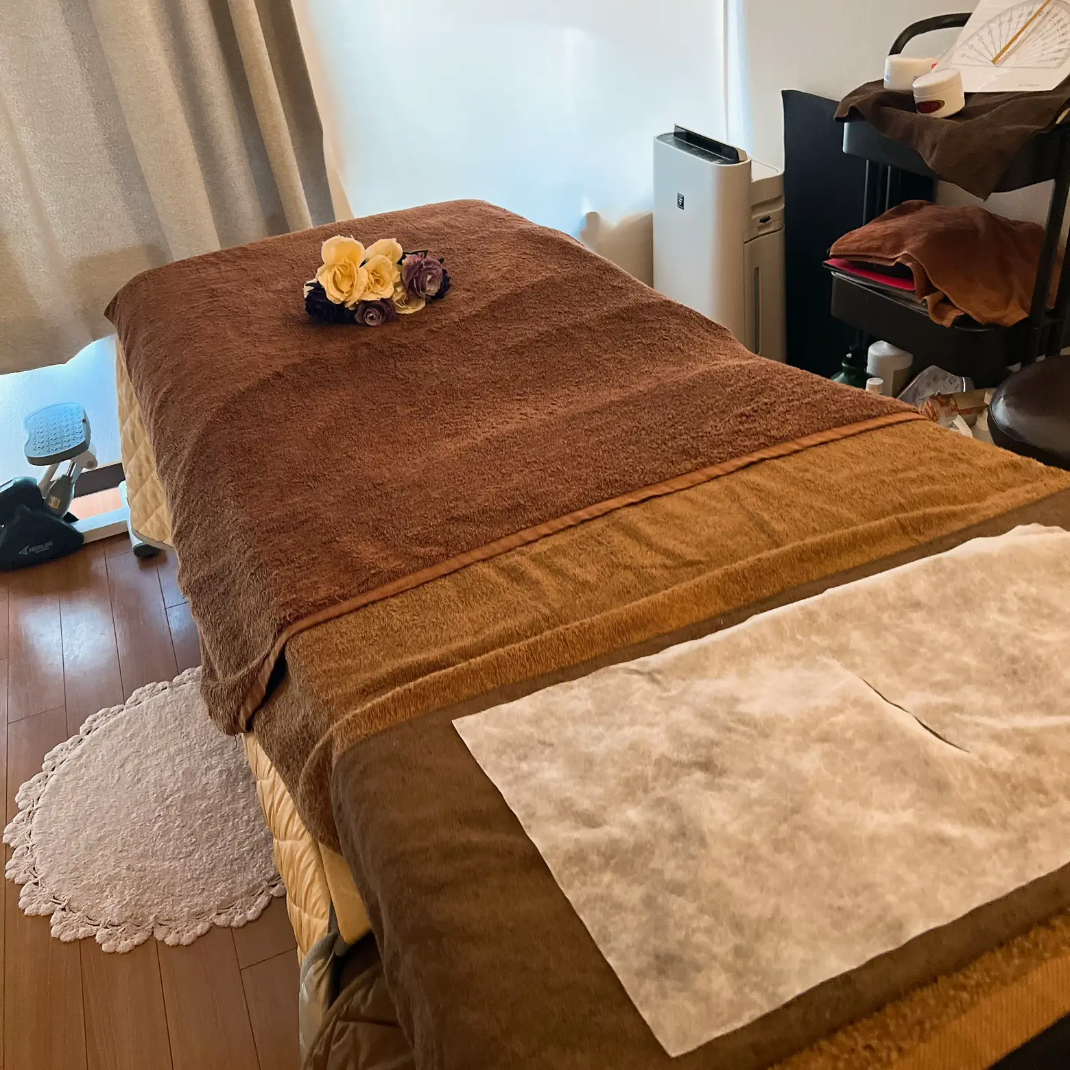 エステサロンで使用していた角質をとる機械です♪