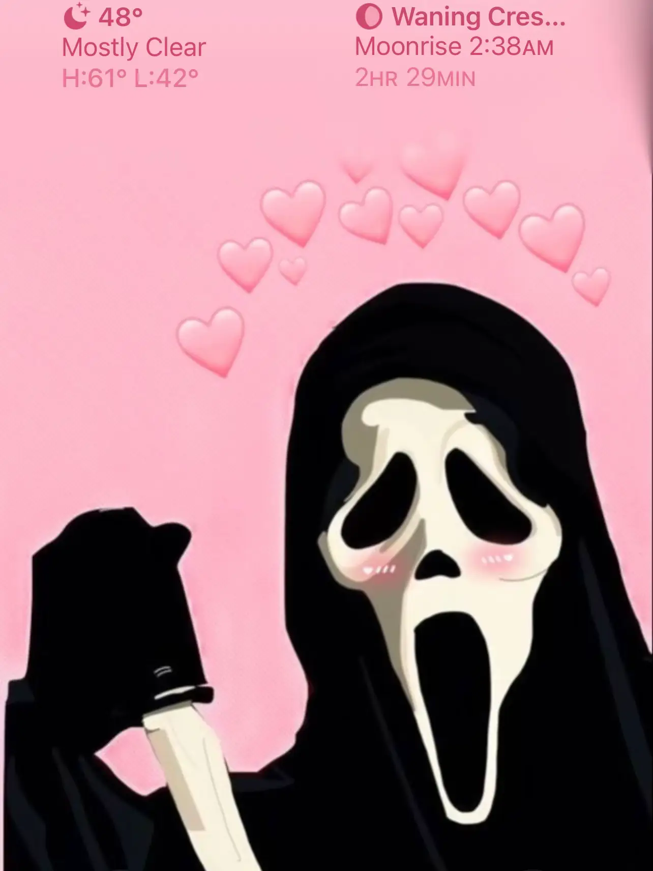 Scream Ghost Face Lock Screen  Ghost faces, Scary wallpaper, Halloween  lock screen