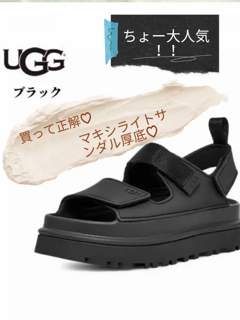 UGG 厚底サンダル 新品未使用品（SS新作厚底アグUGG LA Shore