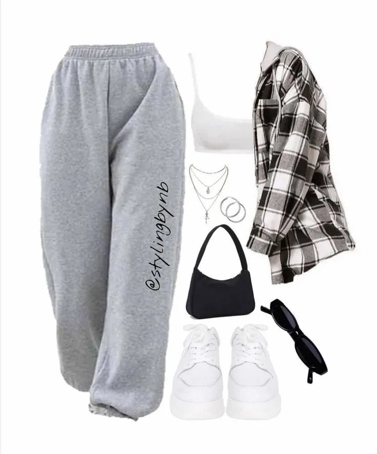 19 top Grey Sweatpants Outfits Af 1 ideas in 2024