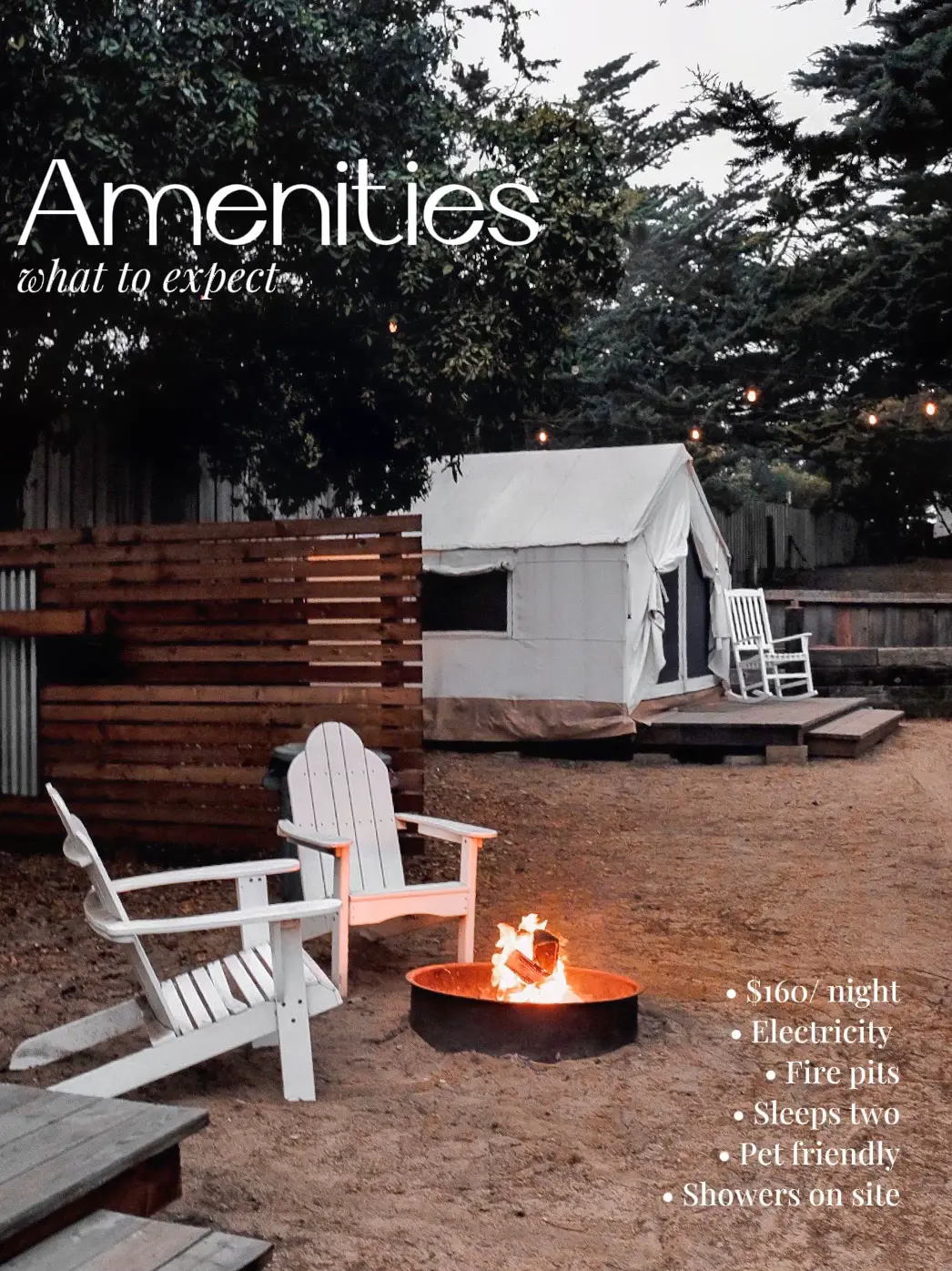 Affordable Glamping in Monterey, CA Gallery posted by shopsalatte