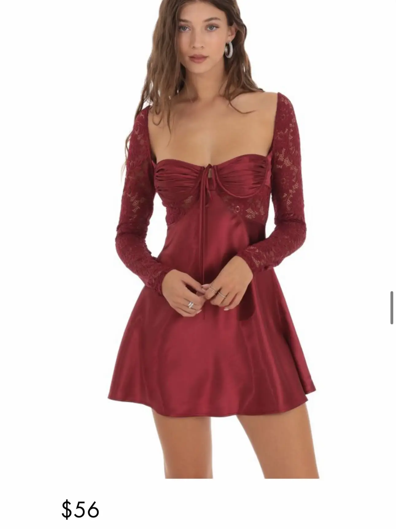  Fall Dresses for Women 2022 Boning Push Up Padded Corset Satin  Dress (Color : Burgundy, Size : XX-Large) : Clothing, Shoes & Jewelry
