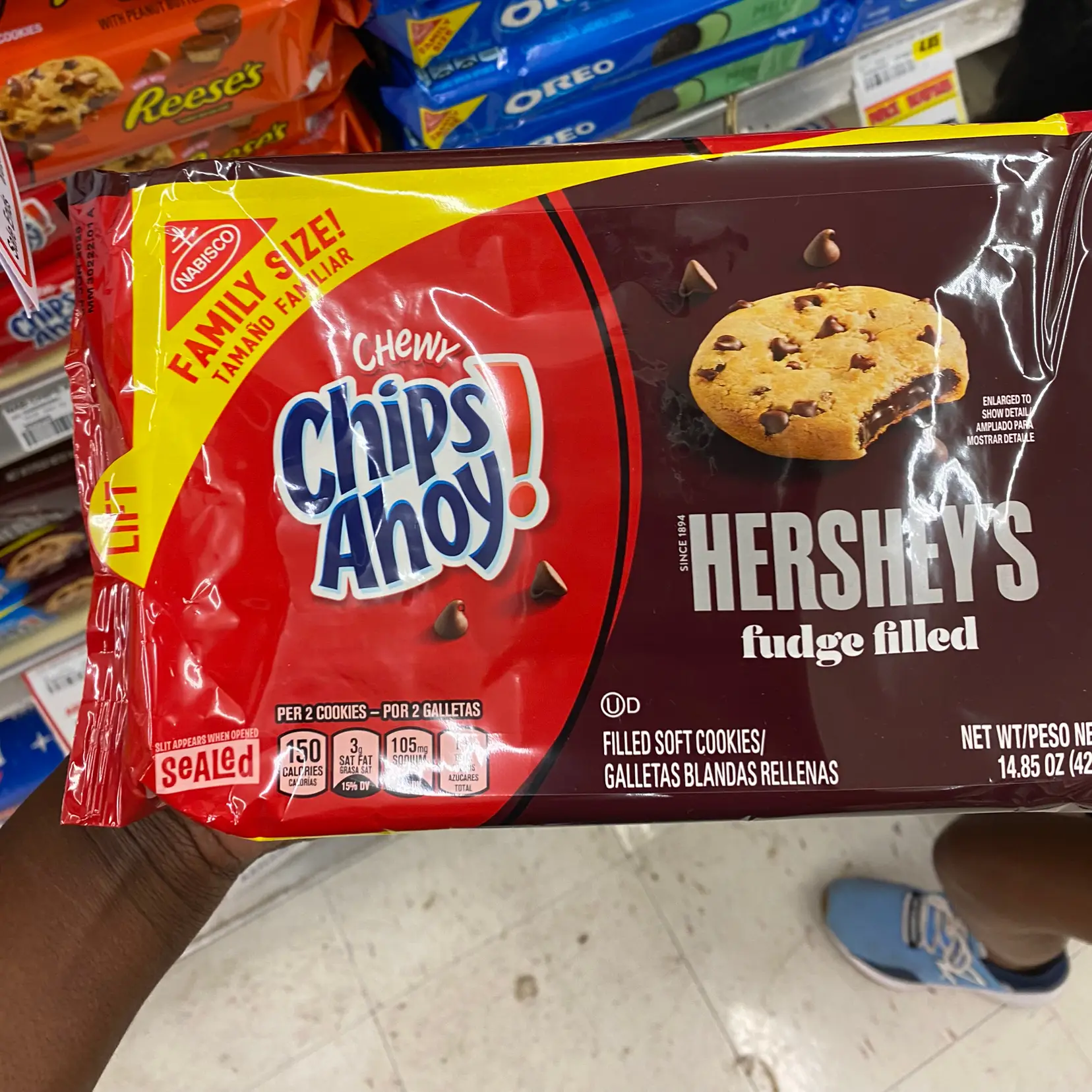 CHIPS AHOY! Chocolate Chip Cookies, Family Size (3 pk.) - Sam's Club