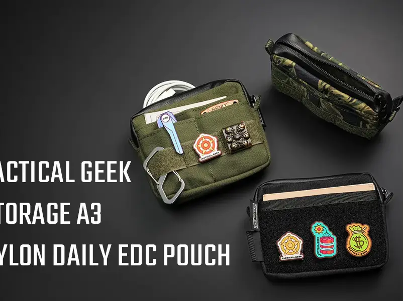 TACTICAL GEEK EDC Compact Waist Pocket Pouch, Multi-Purpose Molle EDC Pouch  Gadget Organizer
