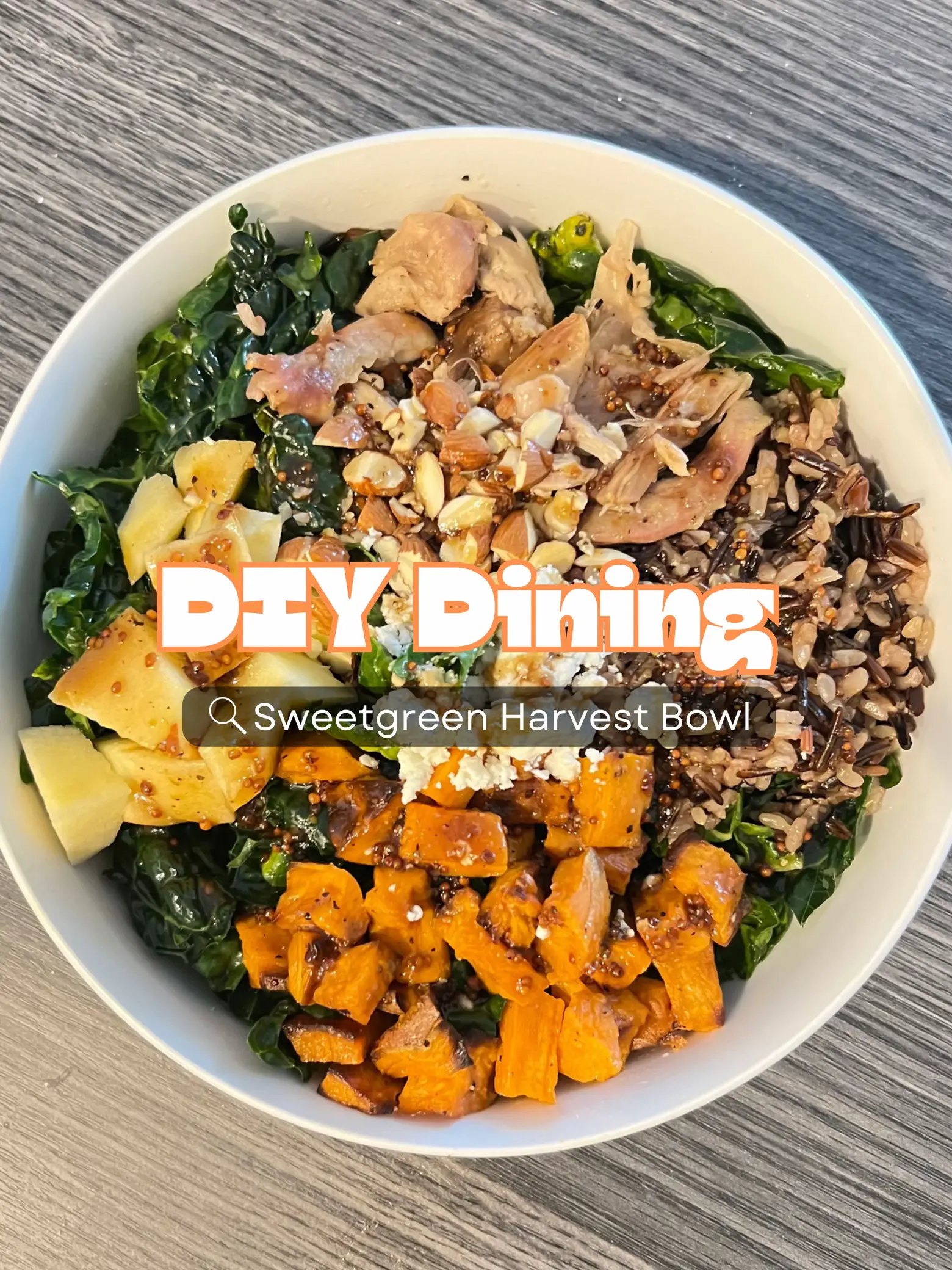 DIY DINING | SWEETGREEN HARVEST BOWL | Gallery Posted By KEEKS | Lemon8