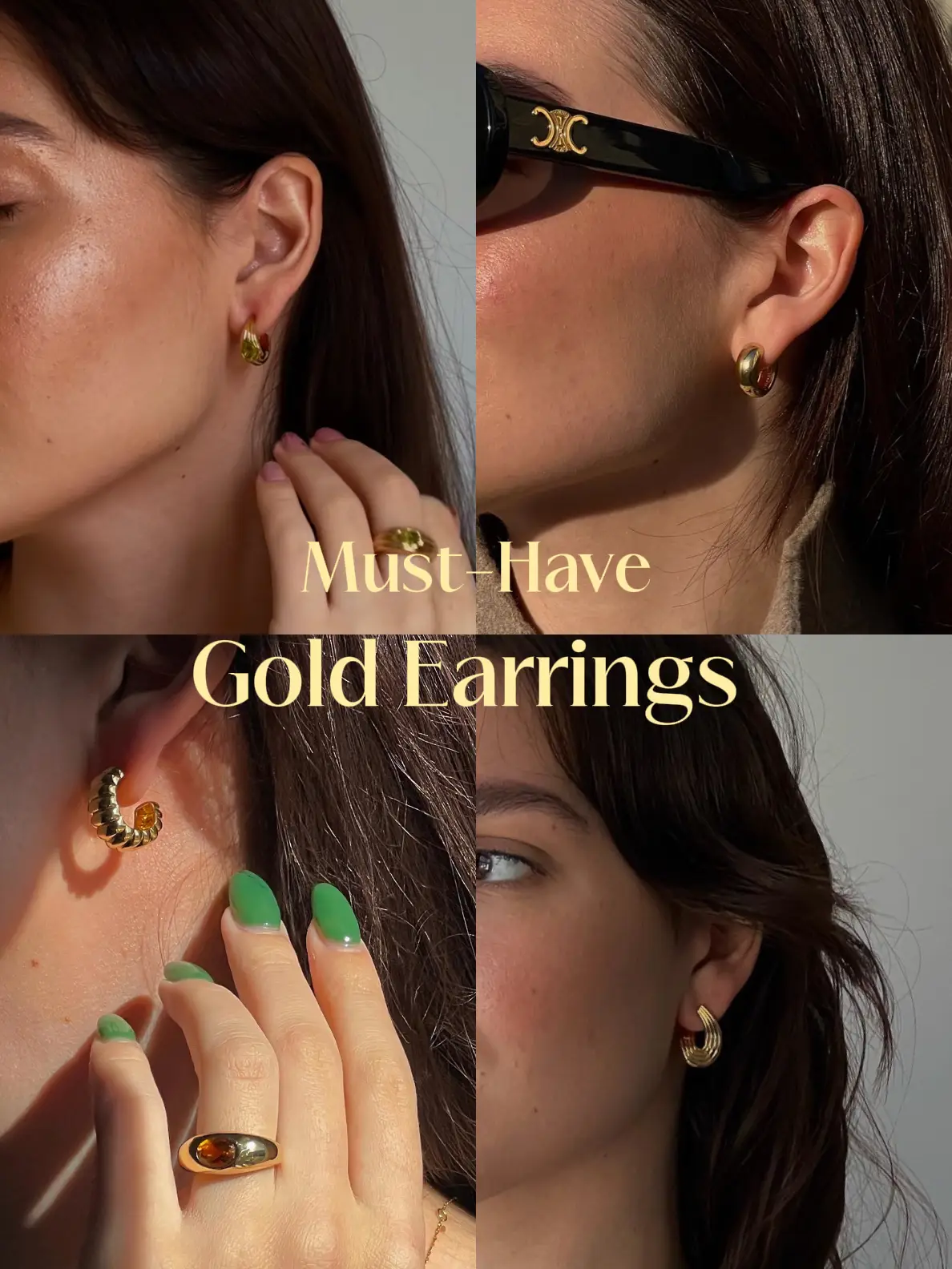 PAVOI 14K Gold Plated S925 Sterling Silver Post BOHO Drop  Lightweight/Dangle Huggie Earrings for Women