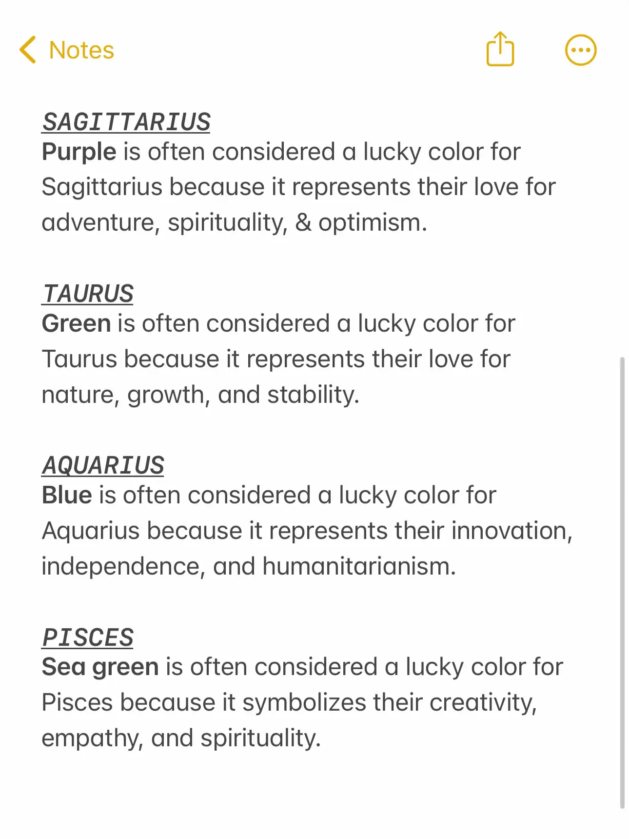 LUCKY COLOR FOR THE ZODIAC SIGN Gallery posted by itsruby Lemon8