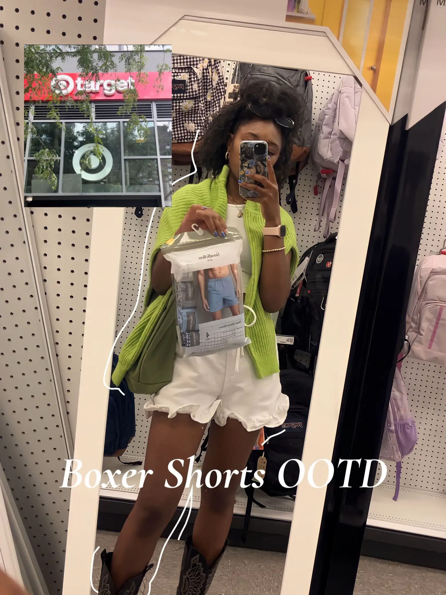 Target Boxers Shorts OOTD, Gallery posted by MadeSideGirl
