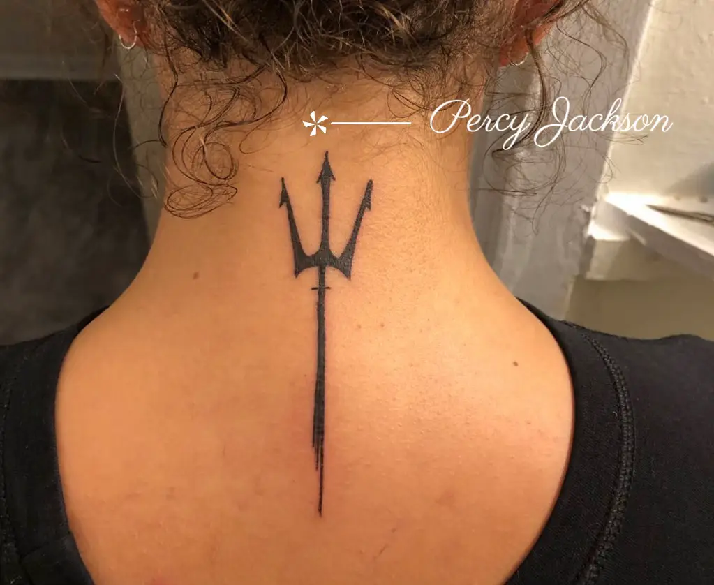 trident tattoo percy jackson