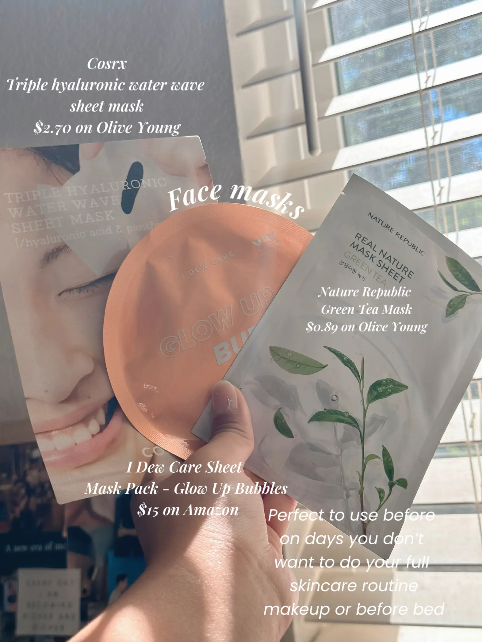  I DEW CARE Sheet Mask Pack - Glow Up Bubbles