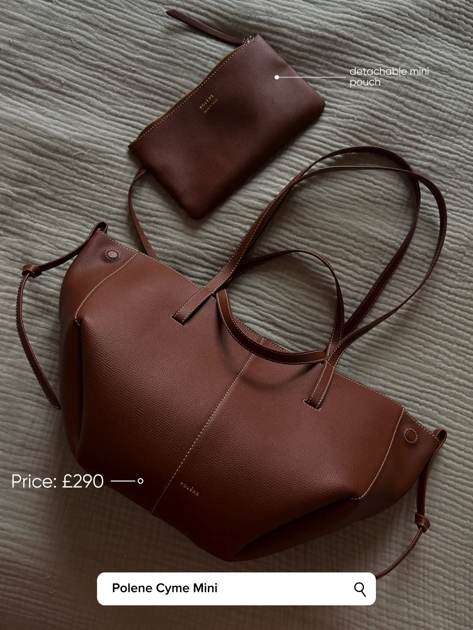 What can fit in the Polene Paris Mini Cyme handbag + bag review