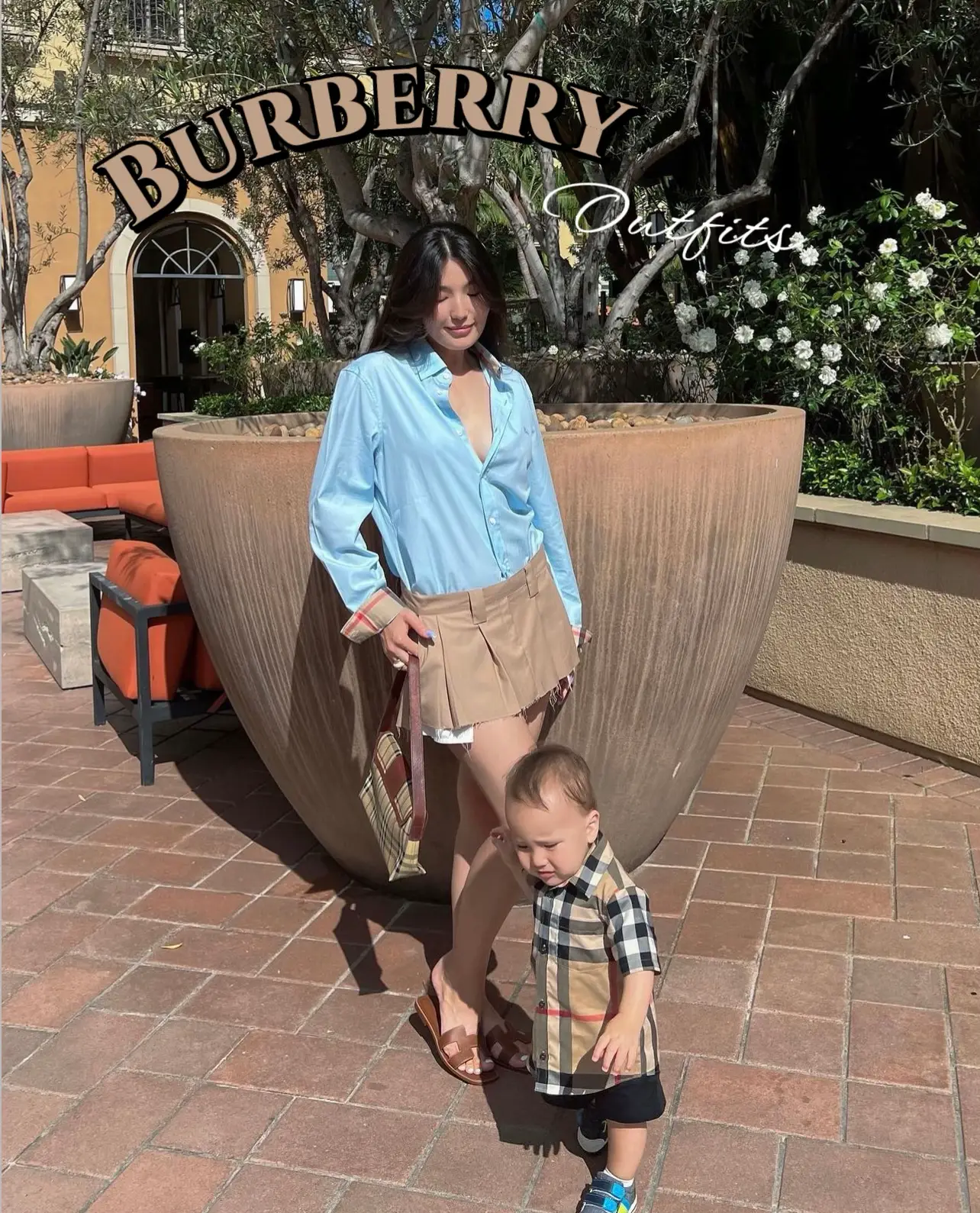 BURBERRY MATCHING OUTFITS WITH MY SON 💙 | Gallery posted by