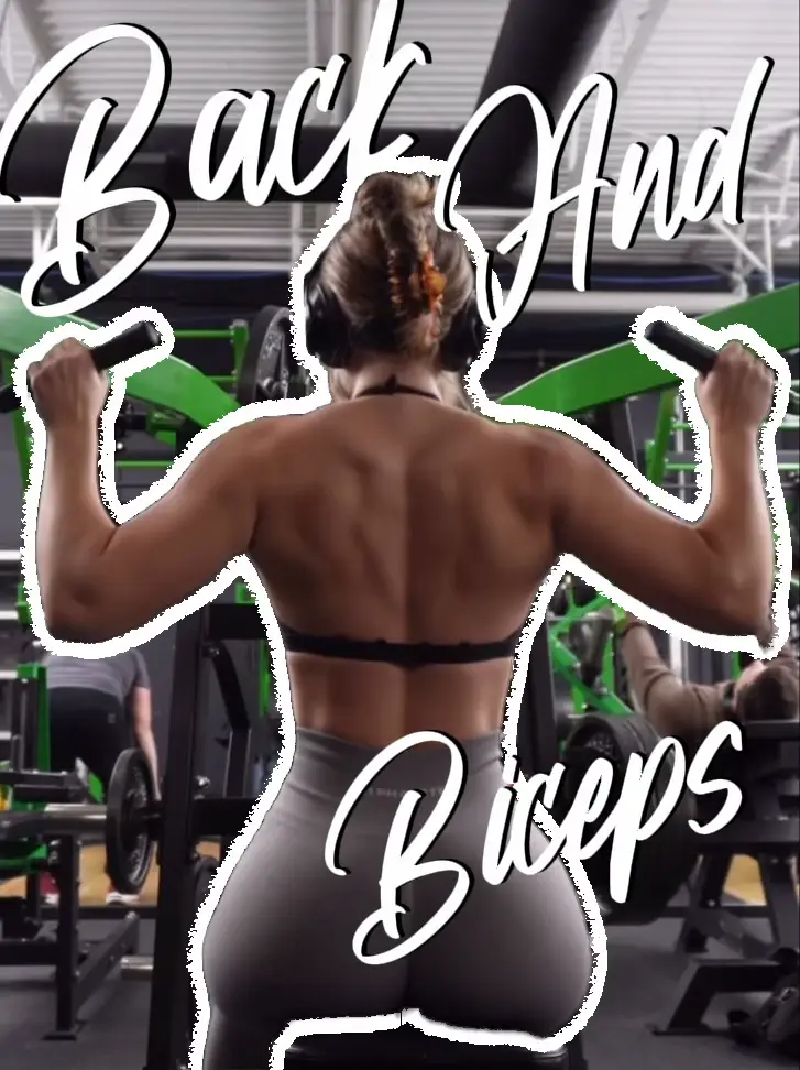 Caroline Girvan -   Back and bicep workout, Biceps workout, Back  fat workout