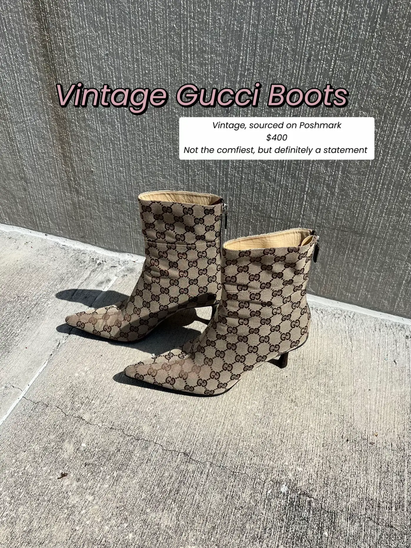 Vintage sales gucci boots