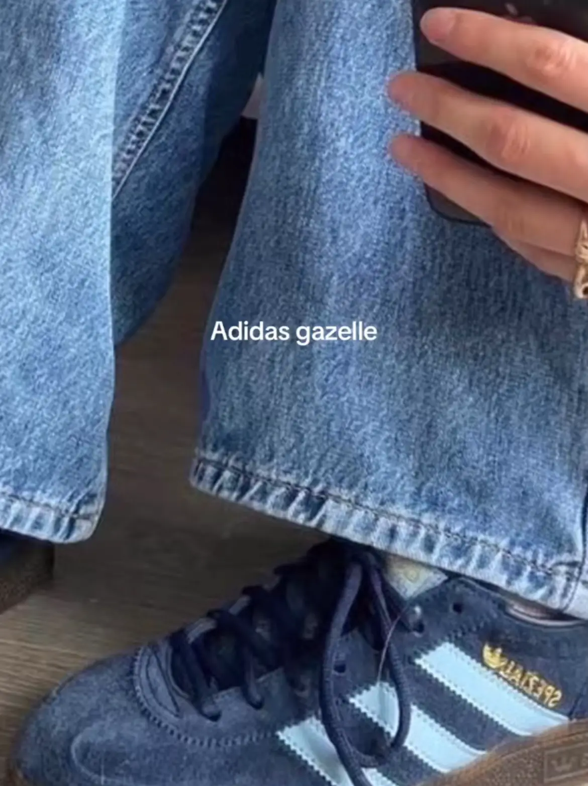 Gazelle adidas cheap jeans