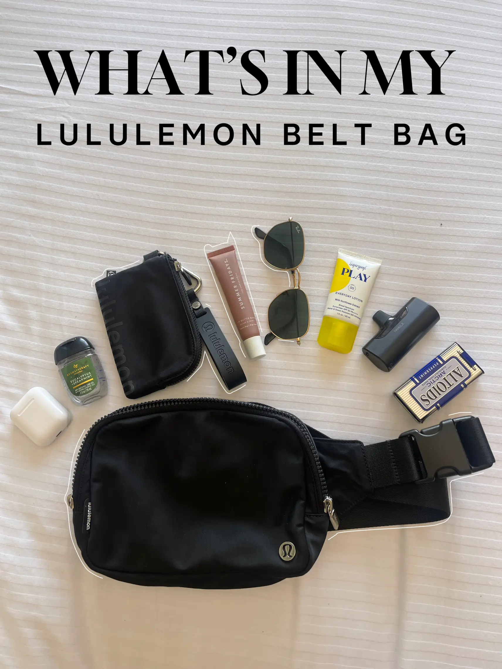 I think I'm a belt bag girlie 😅 #lululemon #allnightfestivalbag