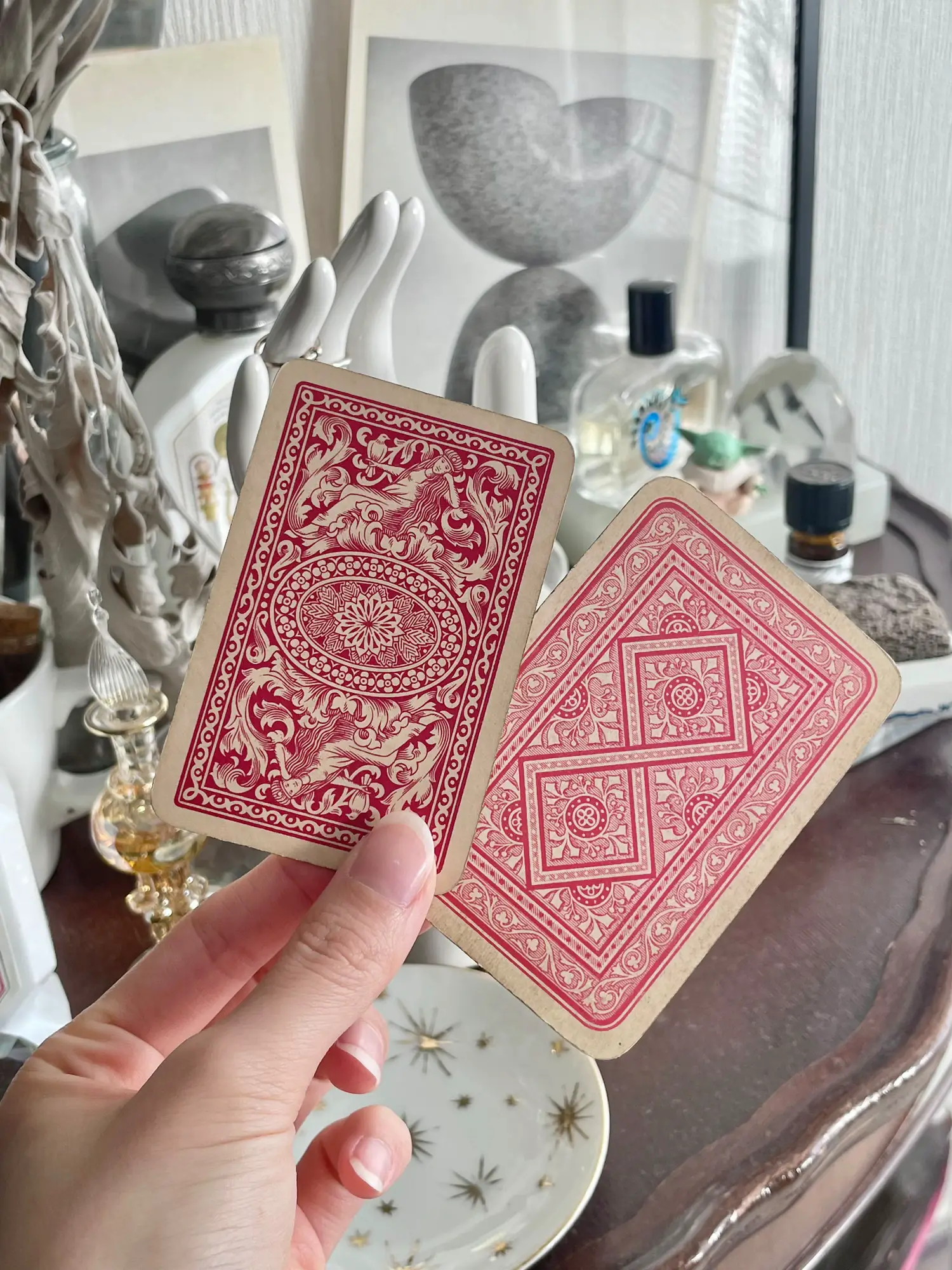 103】フランス蚤の市❤️アンティークモチーフ 2枚