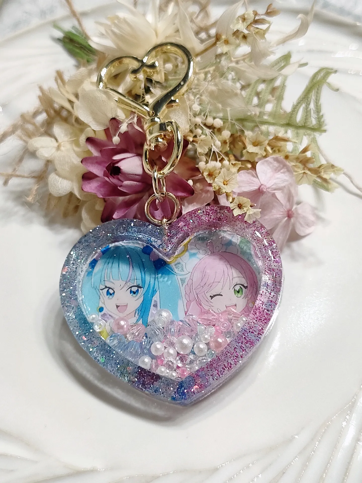 ひろがるスカイプリキュア Cure キュアプリズム イヤリング ハンドメイド キッズ