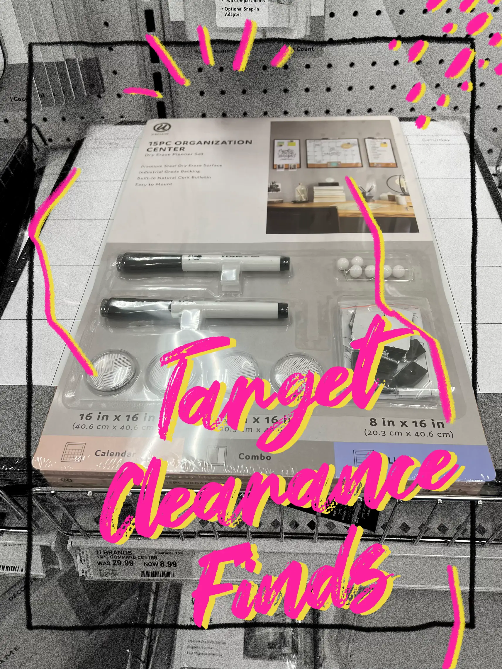 Finding clearance sections in target