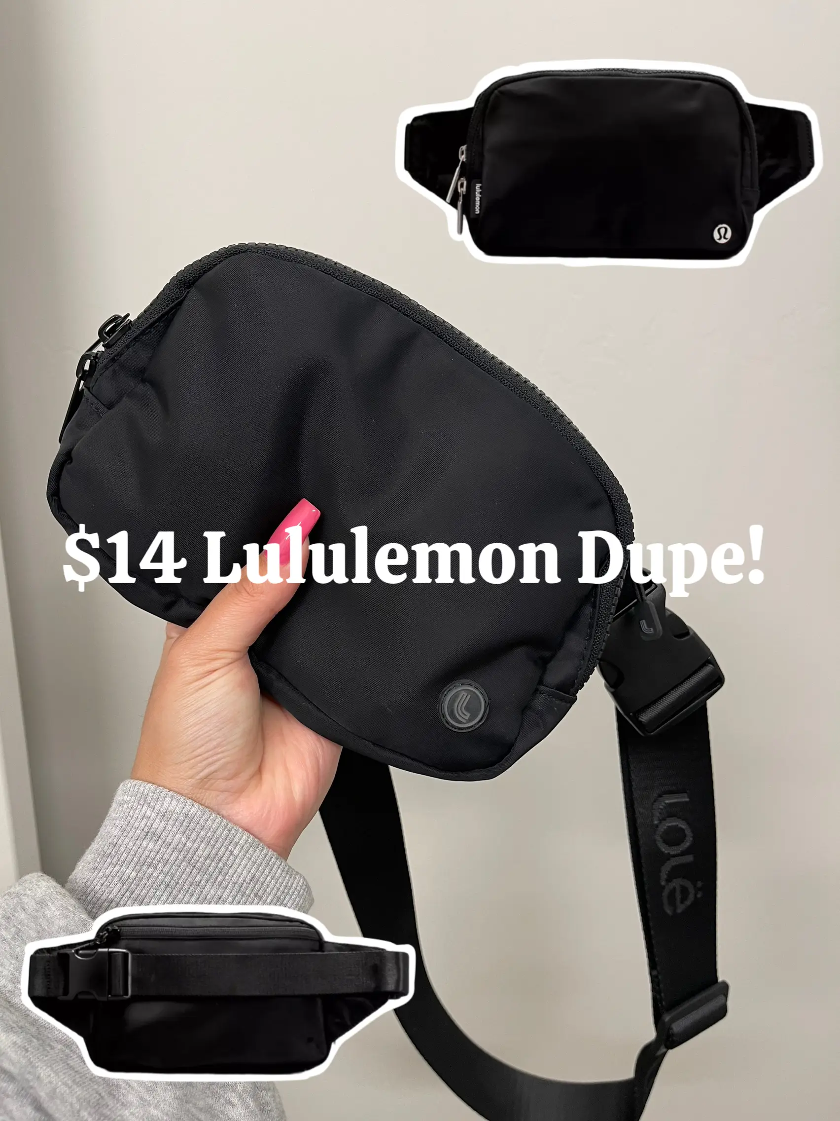 my first gold hardware lulu bag! the 1L everywhere belt bag in black 😍😍 :  r/lululemon