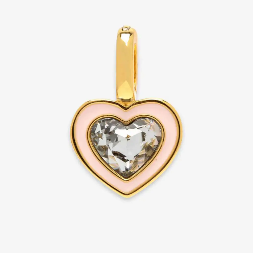 Shop online Barbie(TM) Limited Edition Pink Enamel Heart Charm Link Chain  Necklace @ Best Price