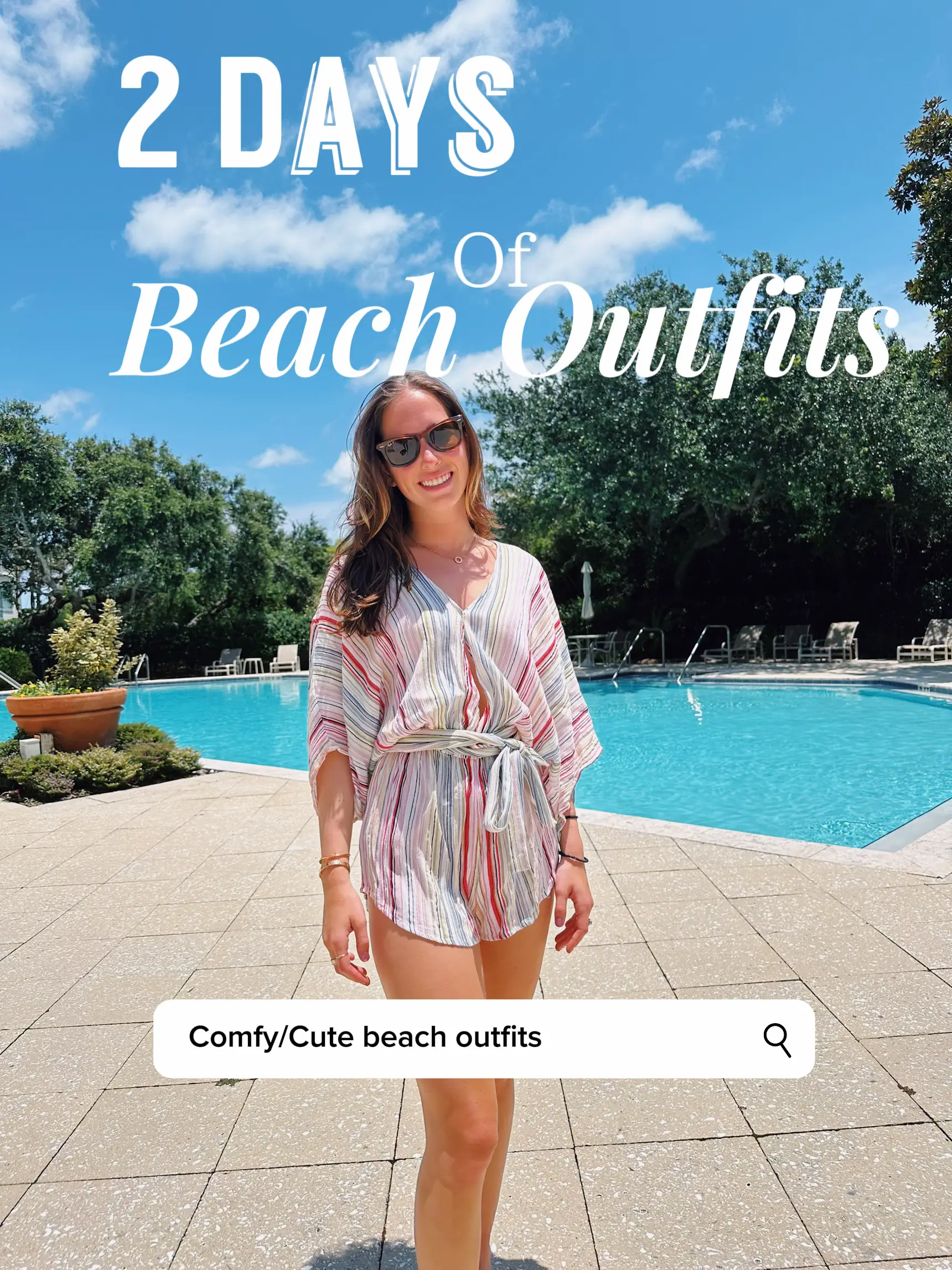 Comfy beach hot sale outfits