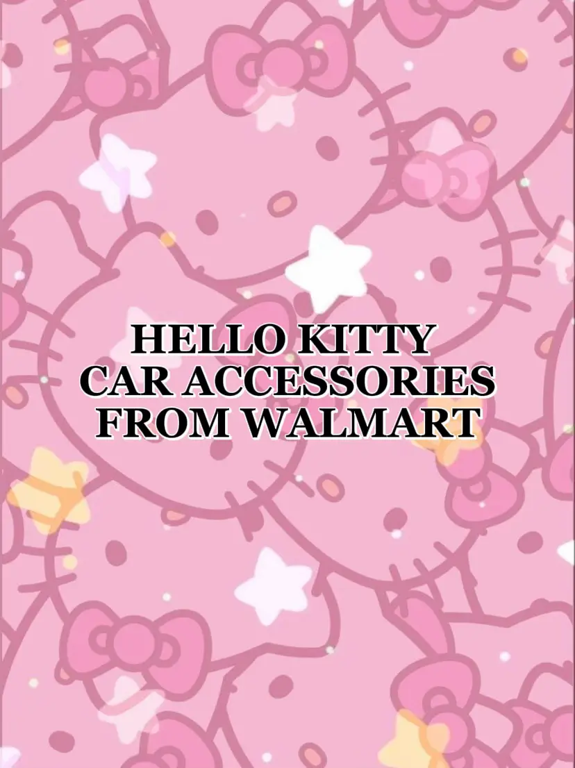 Nuevo Plasticolor Hello Kitty Core Auto Car Truck SUV Accesorios Interior  Combo Kit Bundle Set de regalo